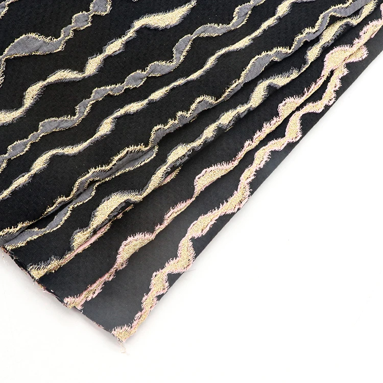 High quality stretch 93.5%polyester 4.5%metallic lurex 2%spandex fabric for sweater coat dress