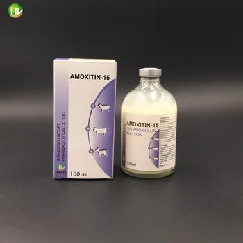 
factory supply injection amoxicillin 15% water solution 