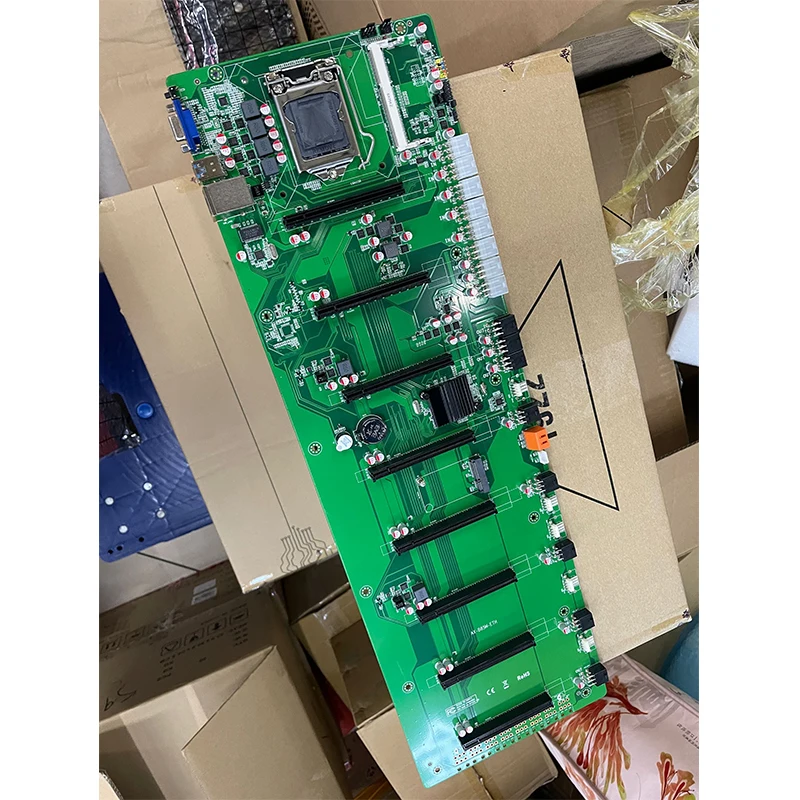 
 Материнская плата для майнинга ETH pcie i3 i5i7 Intel B85 celeron cpu miner machine 6 8gpu ETH miner case  