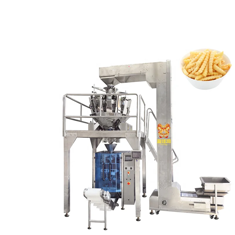 Snack Chips Beef Jerky Dried Fruit Shrimp Chocolate Grain  High Level Automatic Multi-Function Packaging Machine