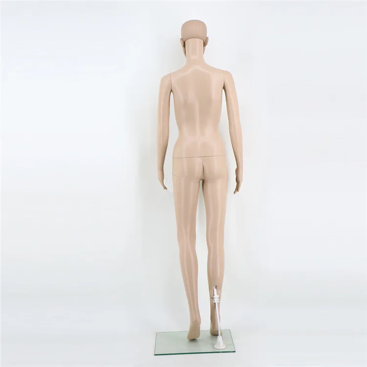 
2020 Hot Sale Standing Cheap Fashion Ecru Display Model Plastic Female Clothing Window Display Mannequin 