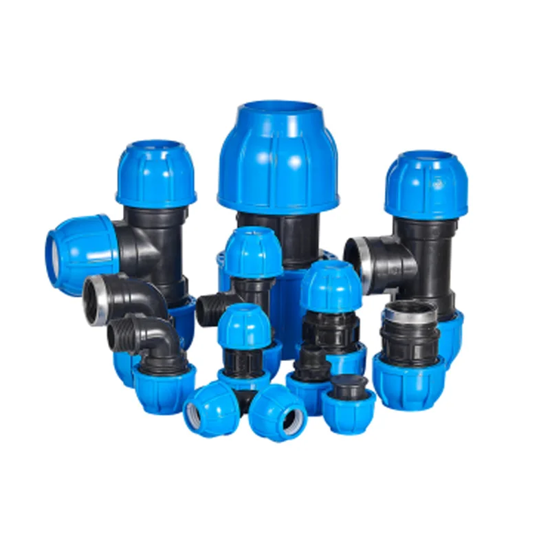 High Performance Plastic End Cap Plug Pipe Fittings Compression Connector For Water Tube