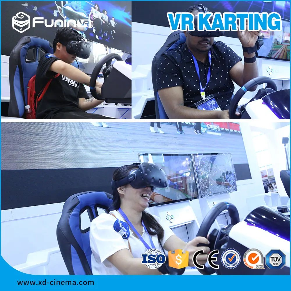
Funin VR Easy Earn Money Through Internet 9D VR Game Machine VR Car Racing Simulator 