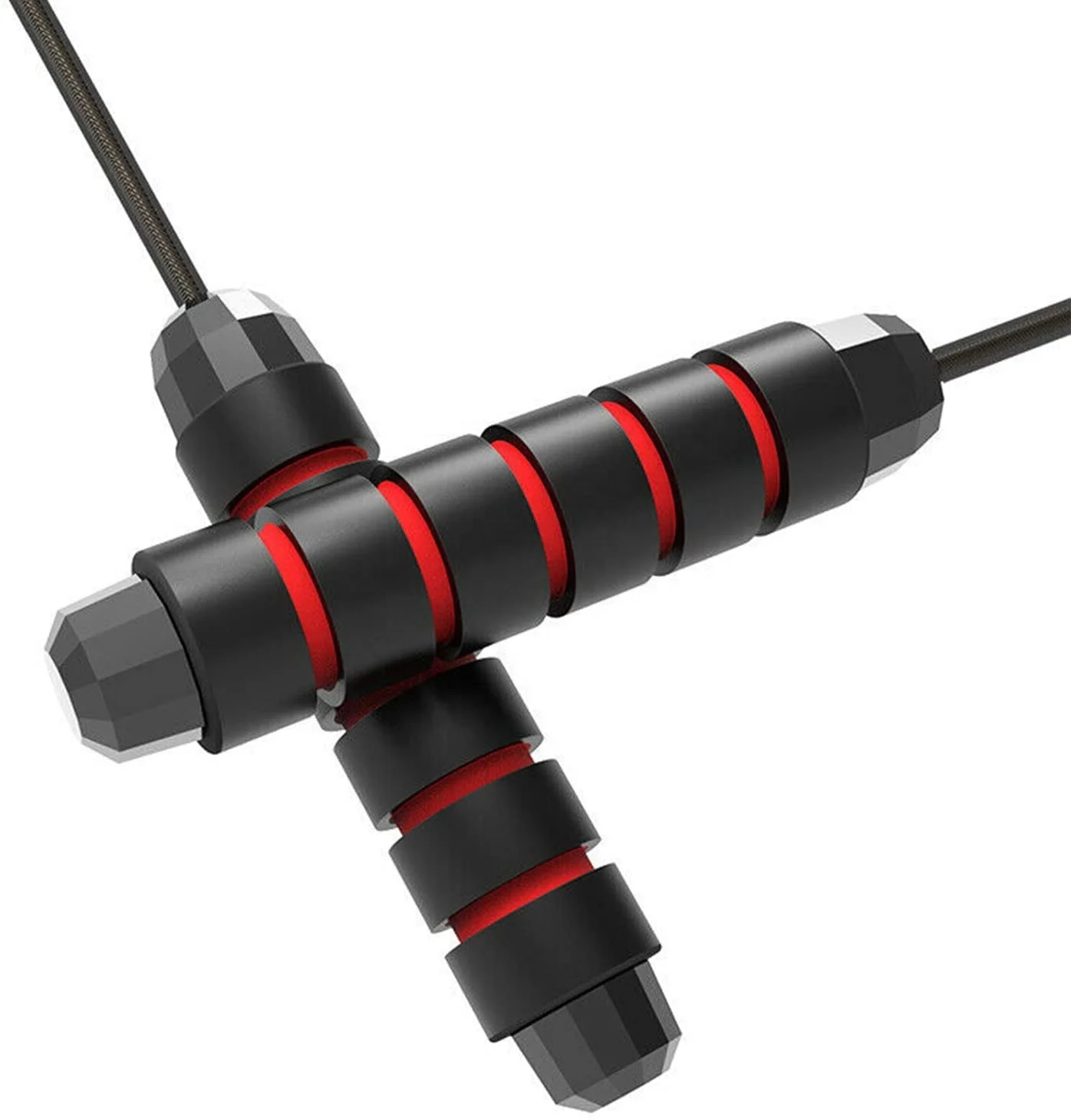 Высококачественная Скакалка для фитнеса, тренировочная утяжеленная ручка, стальная проволока с ПВХ покрытием, регулируемая скорость, скакалка