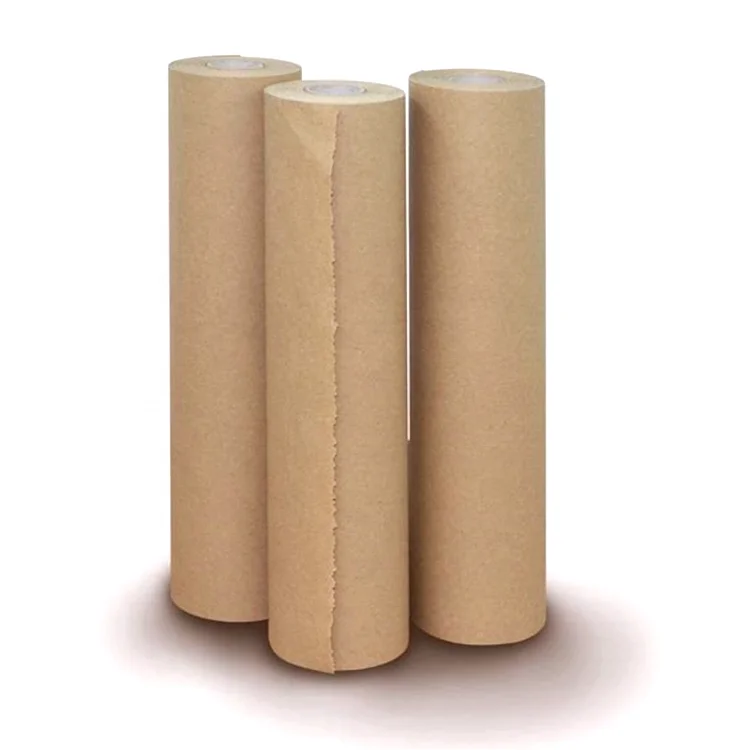 Natural Masking Painting Brown Kraft Paper Roll to Protect Surfaces