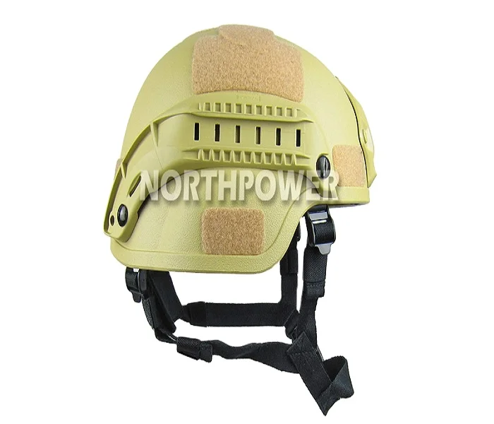 MICH 2000 ABS Helmet WITH NVG Mount Sid Rail Equipment CS Tactical  HELMET