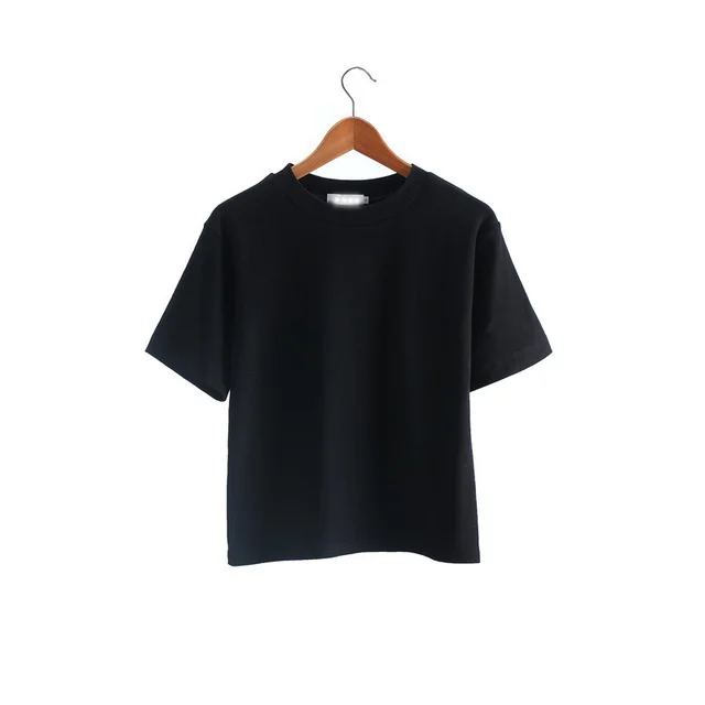 Женская футболка из органического хлопка, с коротким рукавом и круглым вырезом