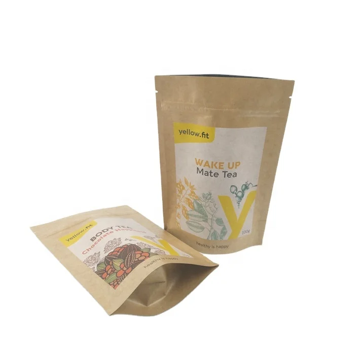 Biodegradable Bath Reusable Printed Custom Packing Heat Seal Paper Packaging Empty Coffee Tea Bags