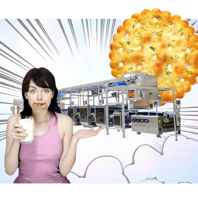 Automatic Biscuit Cookie Making Machine Soft Hard Cookie Baking Machine Biscuits Making Machine