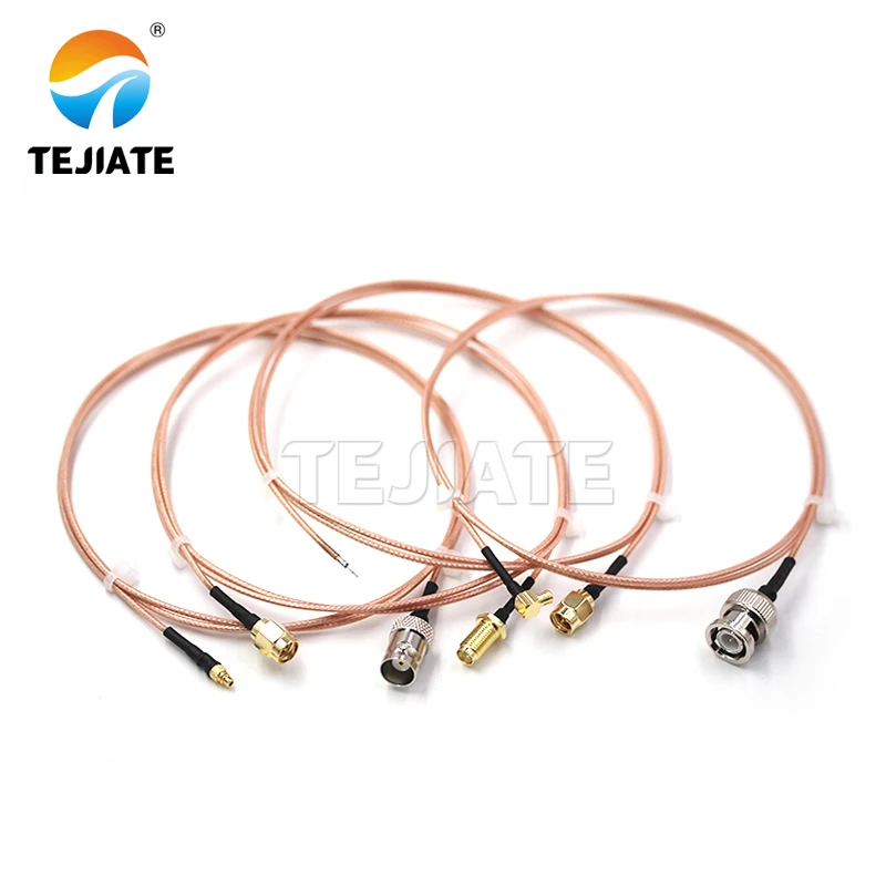 MMCX to MMCX connector RG178 Cable Manufacture Right Angle MMCX female to Female Reverse Connector RG178 signal cable assembly