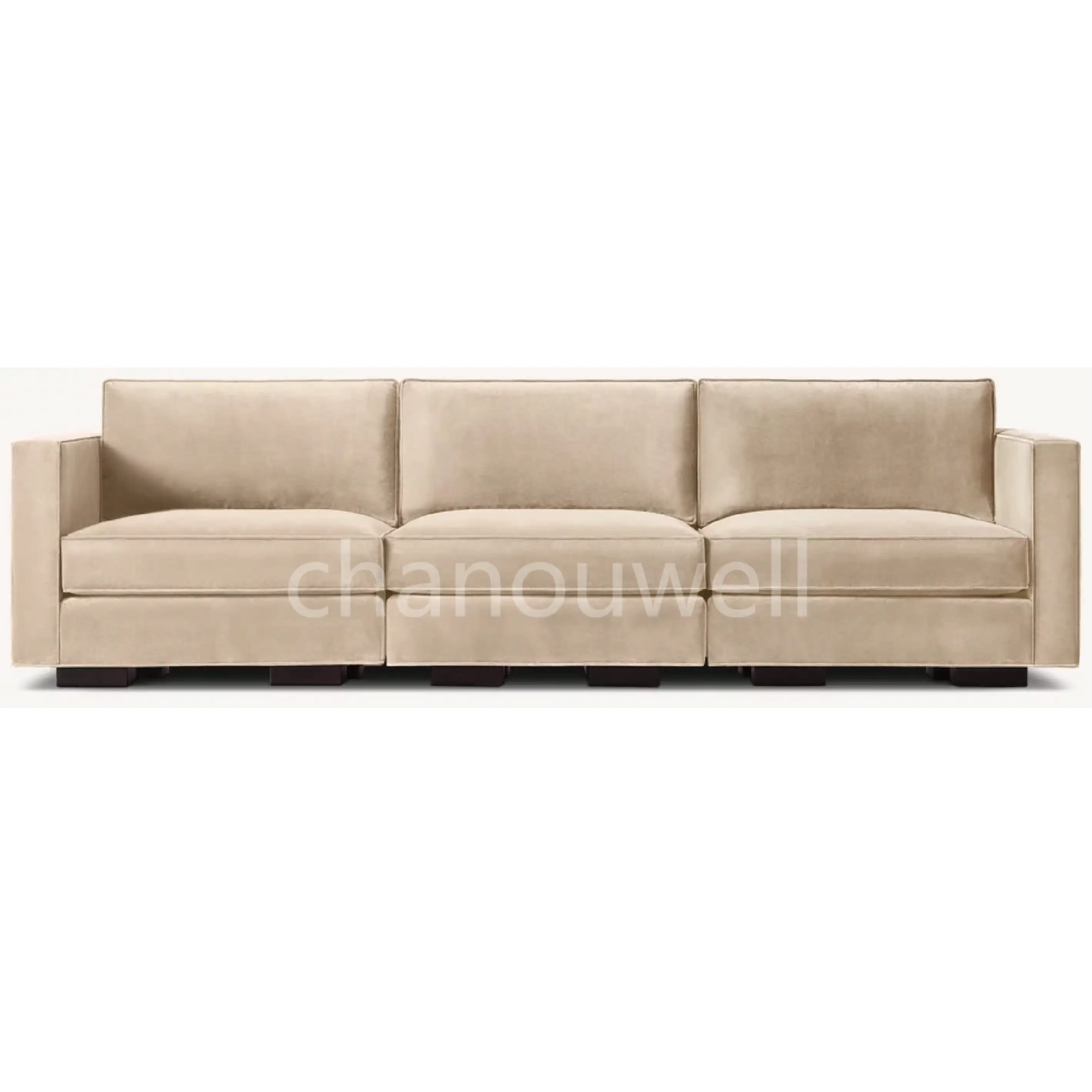 Modern Couch Sectional Living Room Upholstered Sofas Set 3 Seater Customized Microfiber Fabric Chesterfield Sofa Furniture