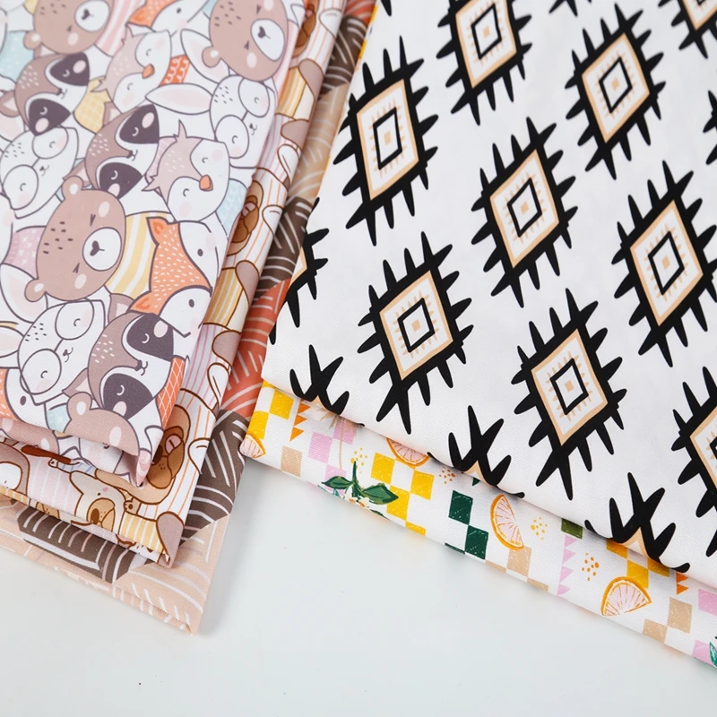 100% cotton poplin  fabric liberty london lawn cotton digital print fabric for clothing