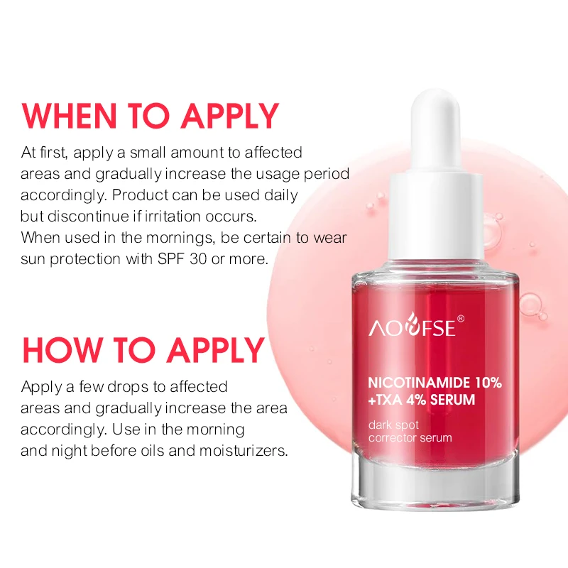 Custom skincare natural ceramide serum 4% txa lightening glass skin niacinamide facial serum