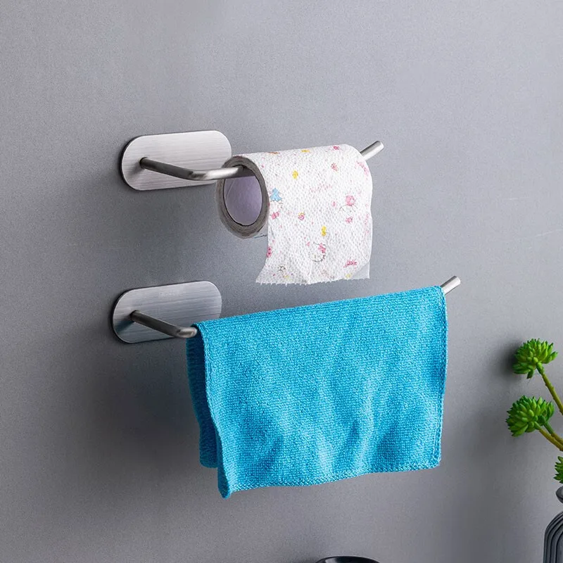 Paper Towel Holder Adhesive Kitchen Paper Towel holder Stainless Steel Paper Towel Holder
