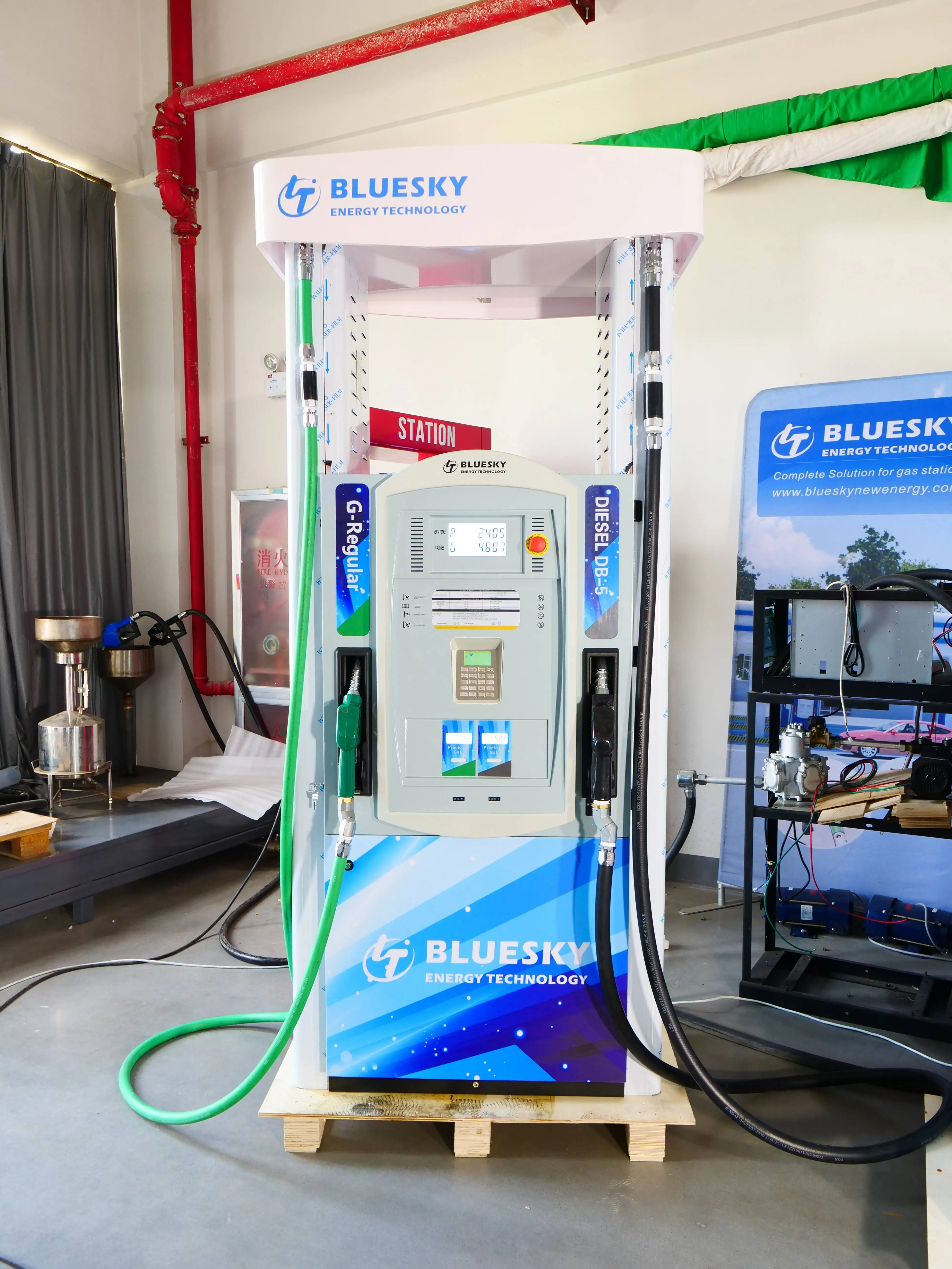 Bluesky высококачественный натуральный автоматический топливный диспенсер для АЗС по заводской оптовой цене
