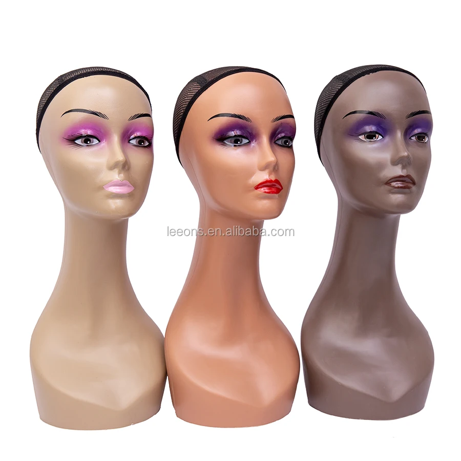 Wholesale Cheap Female Makeup Jewelry Display Wig Mannequin Heads For Wigs