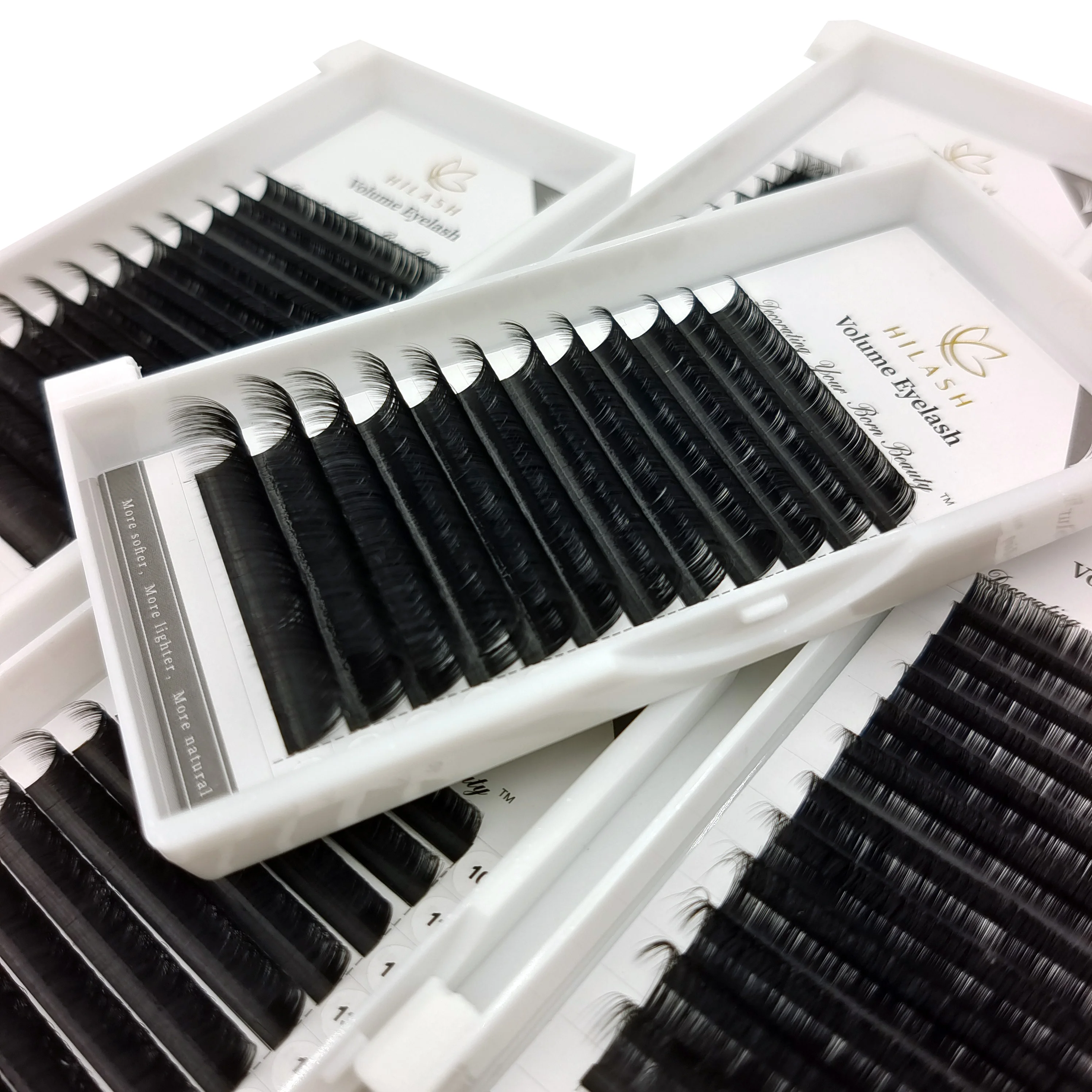 HILASH Cashmere Soft Lashes Extension 8-15 10-20 Mm Matte Mink Lash Extensions Trays 0.03 0.05 0.07mm Velvet Lash Extensions