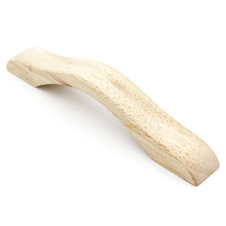 Eco-friendly Oak Beech Pine Birch Handle New Kitchen Cabinet Wood Handle For Furniture Cupboard Drawer
