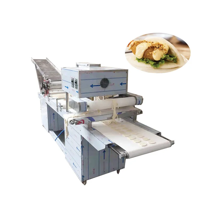 Industrial Automatic Street Snack Roti Guo Bao Machine Pita Bread Pancake Forming Equipment