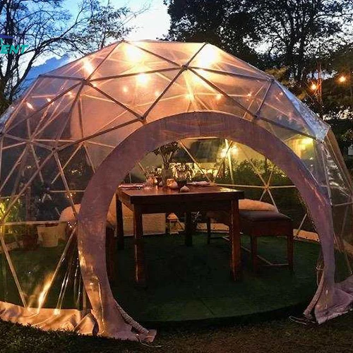 waterproof pvc domes customized geodesic dome house Transparent tents Luxury dome