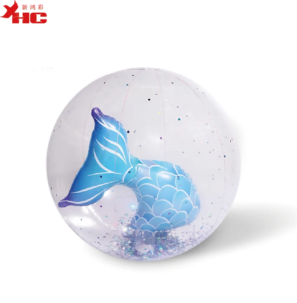 Semi-transparent Beach Ball Swimming Pool Inflatable Ball