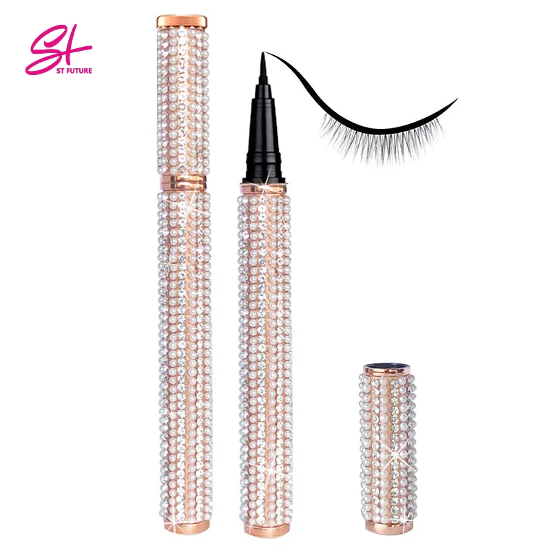 ST FUTURE Magic Eyeliner Glue Pen Self-Adhesive Eyelash Liquid Colored White Matte Black Liquid Water Activated Eyeliner