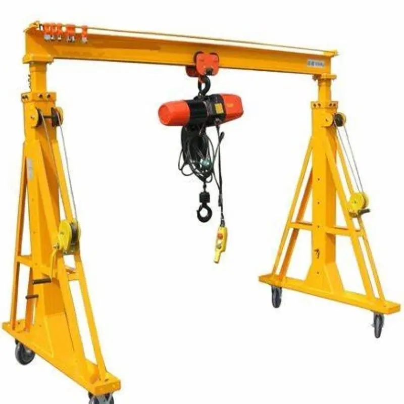 Small Loading Anti-rust marine aluminum Gantry Portal Crane indoor mobile gantry crane Price