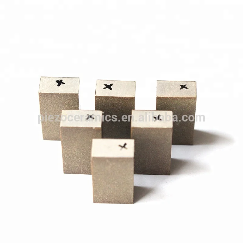 ISO9001 CEC PZT Customized Strip Element High dielectric voltage ceramic Rigorously Tested