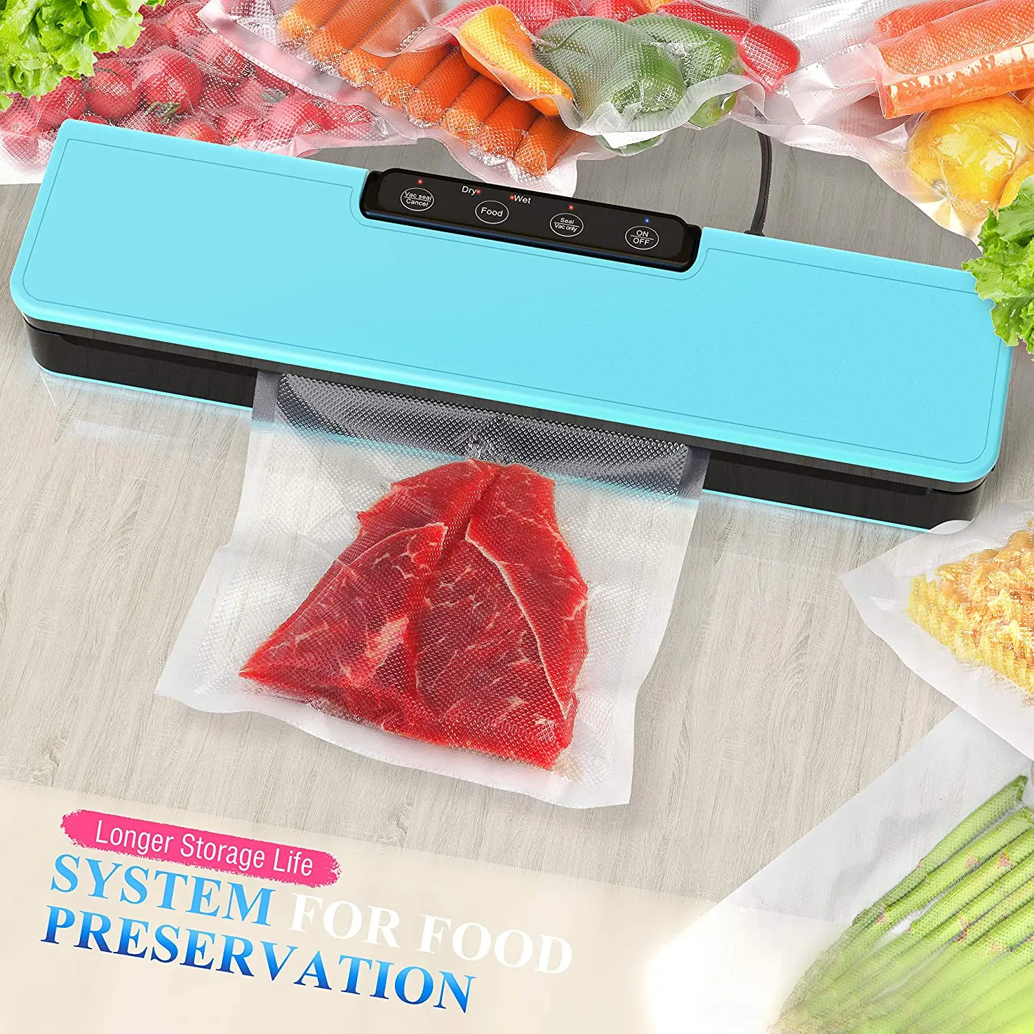 
Plastic Mini Household Vacuum Packing Sealer Machine 