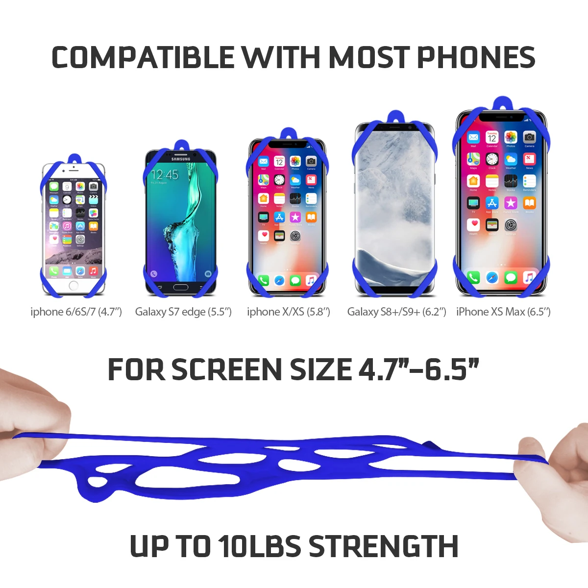 Latest Silicon Universal Mobile Phone Case With Strap For Huawei P20/P20 pro/P30/P30 pro/Mate 20/Mate X