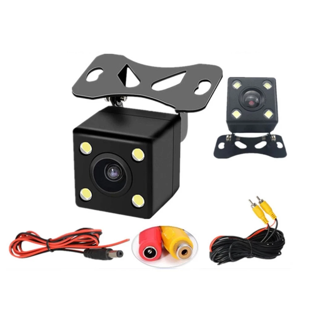 Car Rear View Camera 4/8/12LED Night Vision Reversing Auto Parking Monitor CCD Waterproof HD Video Backup Cam
