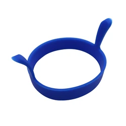 Highly Quality Kitchen Tools Non Stick Round Shape Egg Mold Ring With Silicone Handle Household Egg Frying Rings