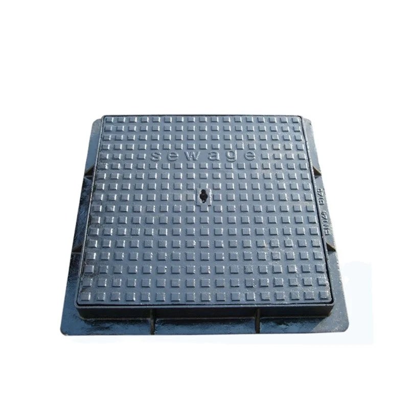 EN124 standard DN400 8 inch composite ductile iron manhole cover