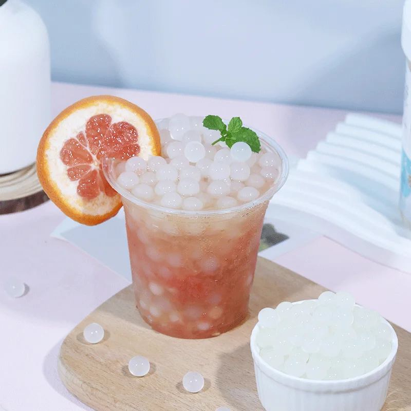 Manufacturer Hot Sale 1.2kg Red Bean Paste Bobble Balls Popping Boba For Bubble Tea Ingredients Halal Bursting Boba