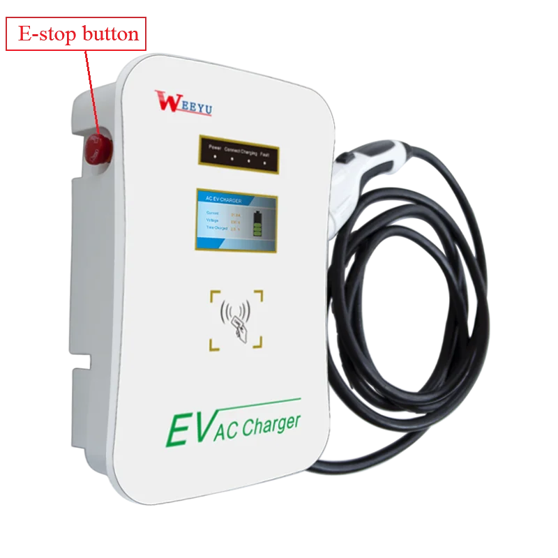 1 фаза 32A переменный ток индивидуальный Wallbox EV зарядная станция совместима со всеми Evs Тип 2 Новая батарея для зарядки