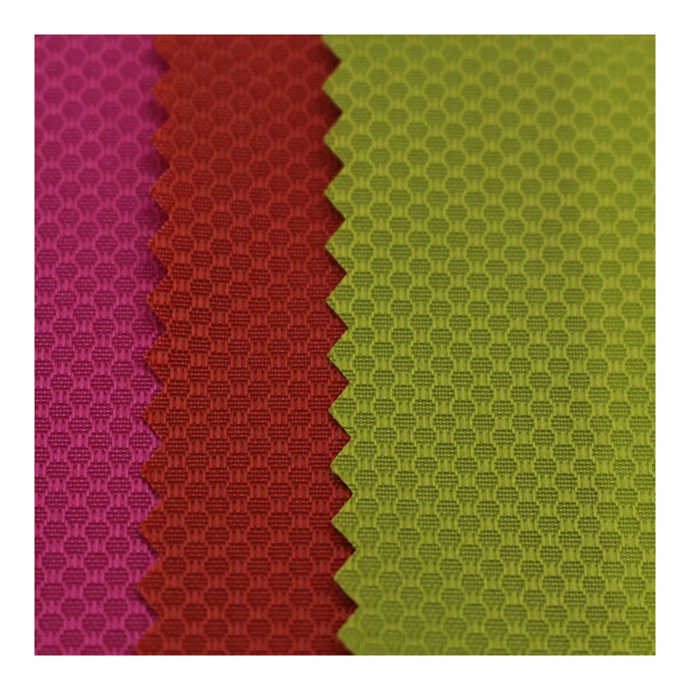 water repellent 210D nylon ripstop hexagon with uly coating