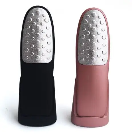 fashion design rubber finished bathroom feet,hands and body pedicure scrub file,telephone shape foot file