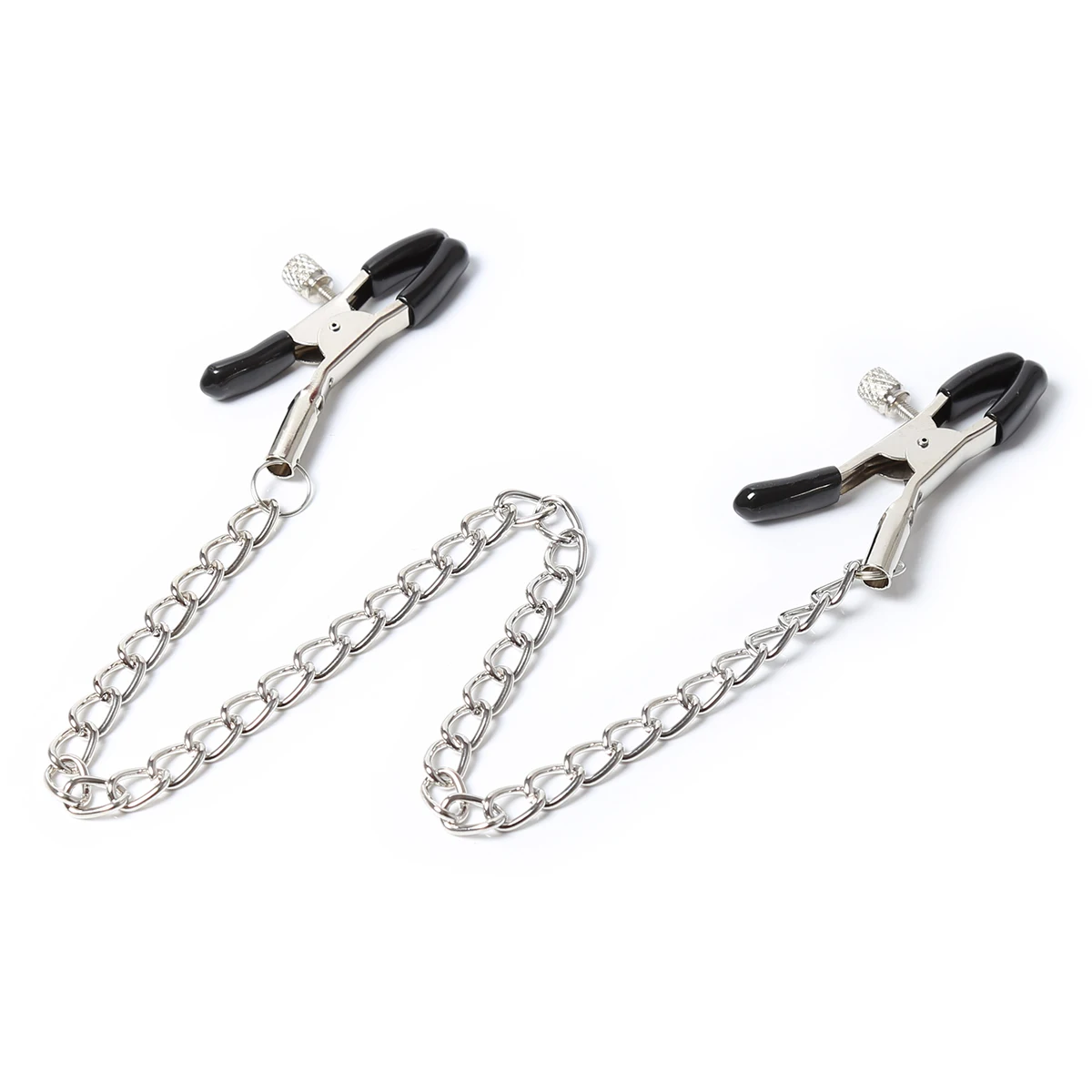 Mature Chain BDSM Kink Bondage Restraint Fetish Metal Nipple Clamps With Chain Clips Stimulator SM Fetish Sex Toys For Couple