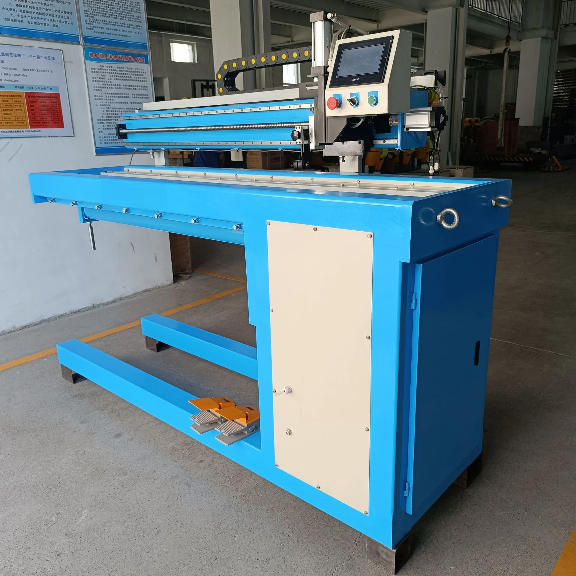 Length 1000mm Automatic straight/longitudinal/linear tig welding machine