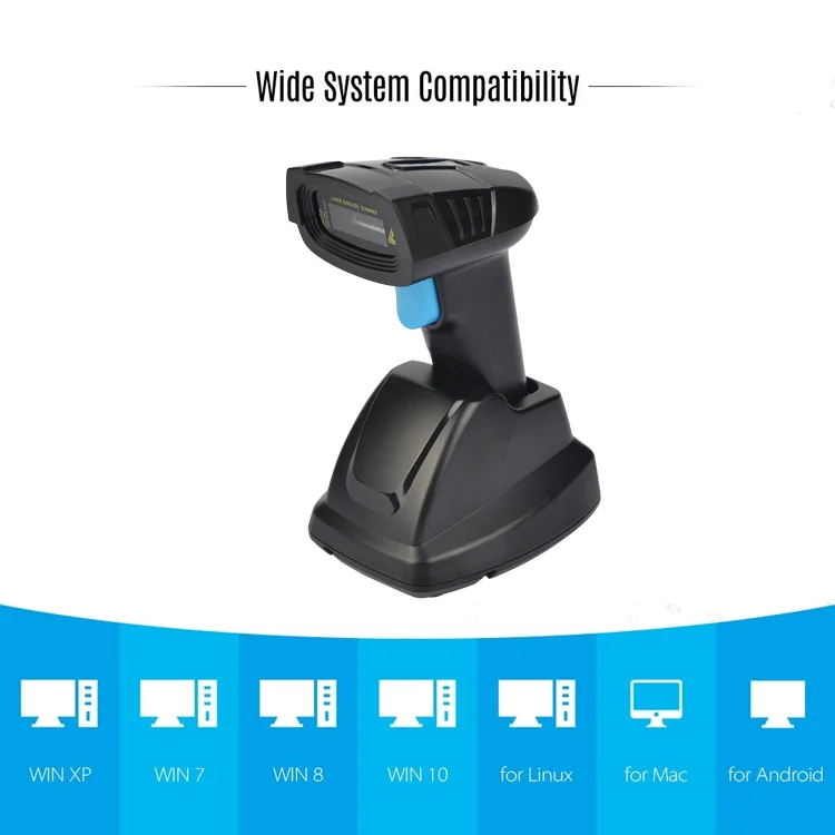 YHDAA YHD-6100LW Adopted 2.4G Wireless barcode scanner Connection Technology Wireless QR Code Reader barcode scanner
