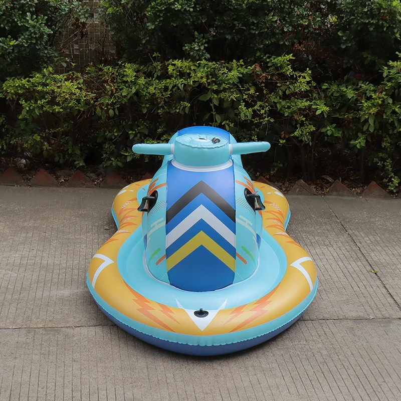 Inflatable Snow Tube, Snowmobile Snow Sled for Kids and Adults, Heavy Duty Snow Toys for Winter Outdoor Activity for 2 Person