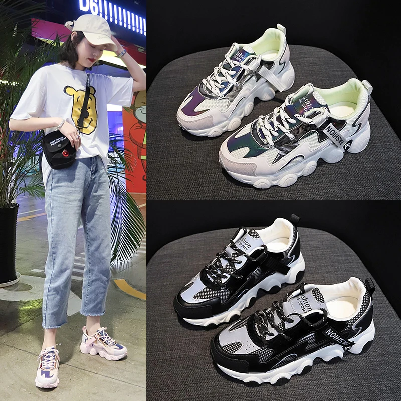 2022 OEM manufacturer CUSHIONING Fashion sneaker women Trend BRAND walking style RUNNING casual shoe female sneakers