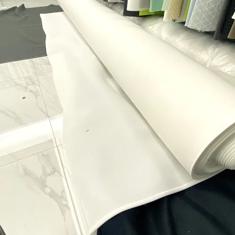 Custom 3.2M Width 4K HD Two Sides Available Flame Retardant Indoor Slient Golf Triple Layer Simulator Impact Screen Fabric