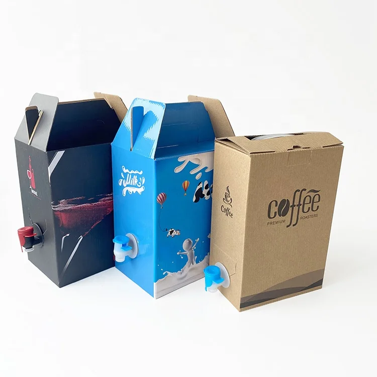 Wholesale 1L 2L 3L 5L BIB Bag Packaging Manufacturer Aluminium Foil Wine Coffee Juice Bag In Box