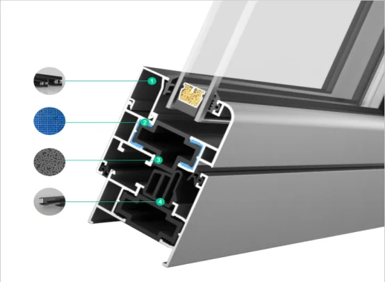 Favorable price window aluminium profile Double glazing Casement window factory direct sale aluminium windows manufacturer