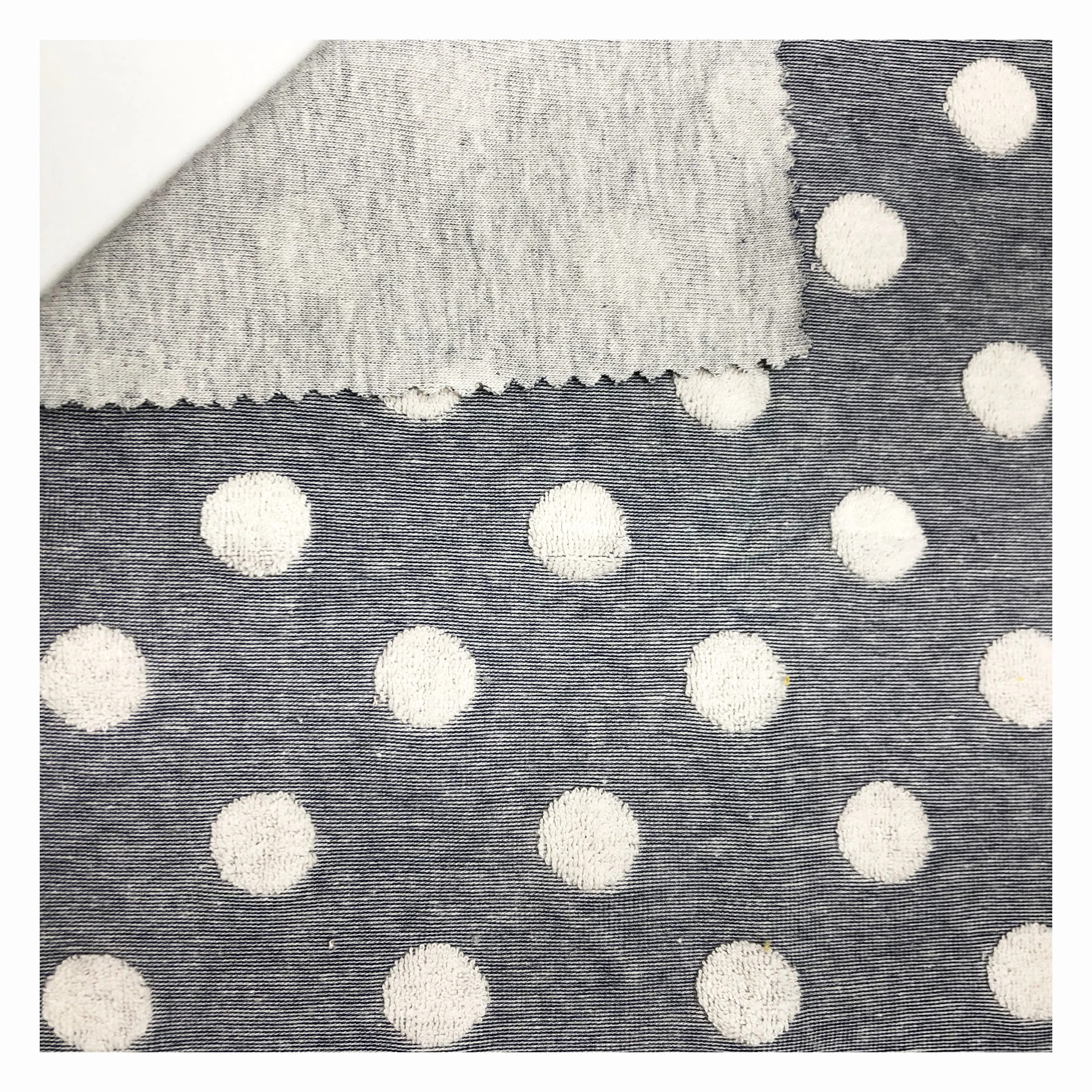 Лидер продаж, Женская жаккардовая ткань из хлопка, полиэстера, осенне-зимней ткани, махровая ткань 260 г/м2