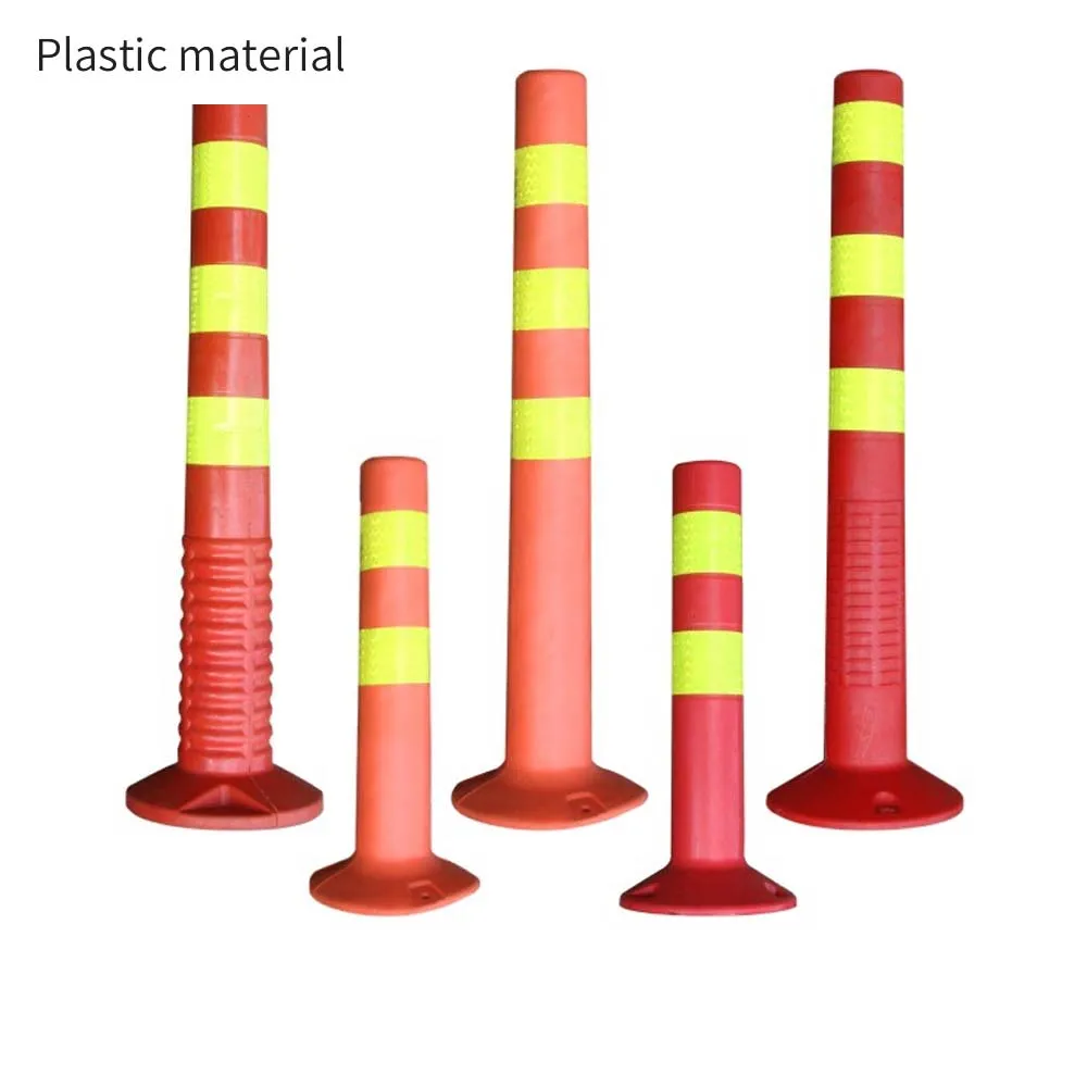 HCSP Warning Road Bollard EVA Reflective Flexible Traffic Delineator Post