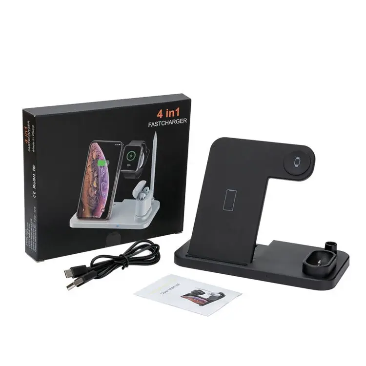 Foldable Mobile Phone 3 in 1 Wireless Charger 4 in 1 Wireless Charging Station