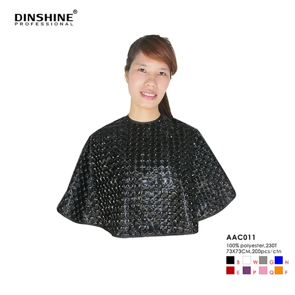 Dinshine High Quality  Customized Salon Hairdressing shampoo cape