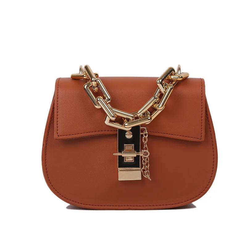 2021 hot sale designer PU leather small mini Saddle bag drew crossbody shoulder bag handbag for women girl